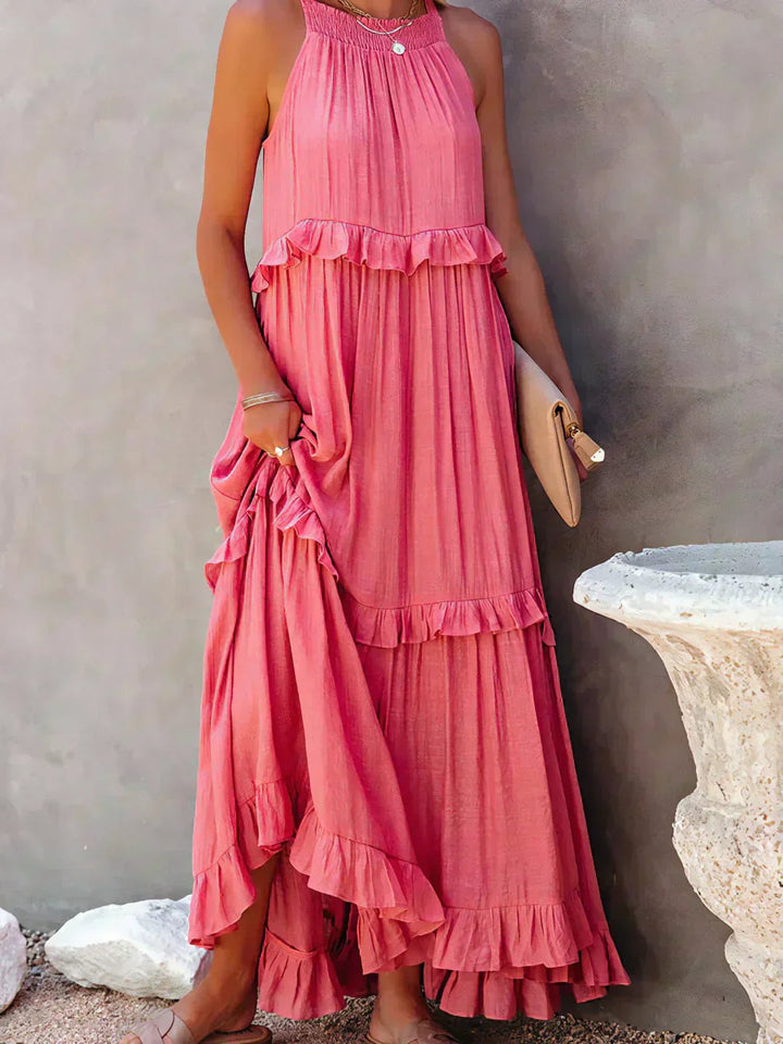Courtney | Elegant Sleeveless Dress with Ruffles - image 14