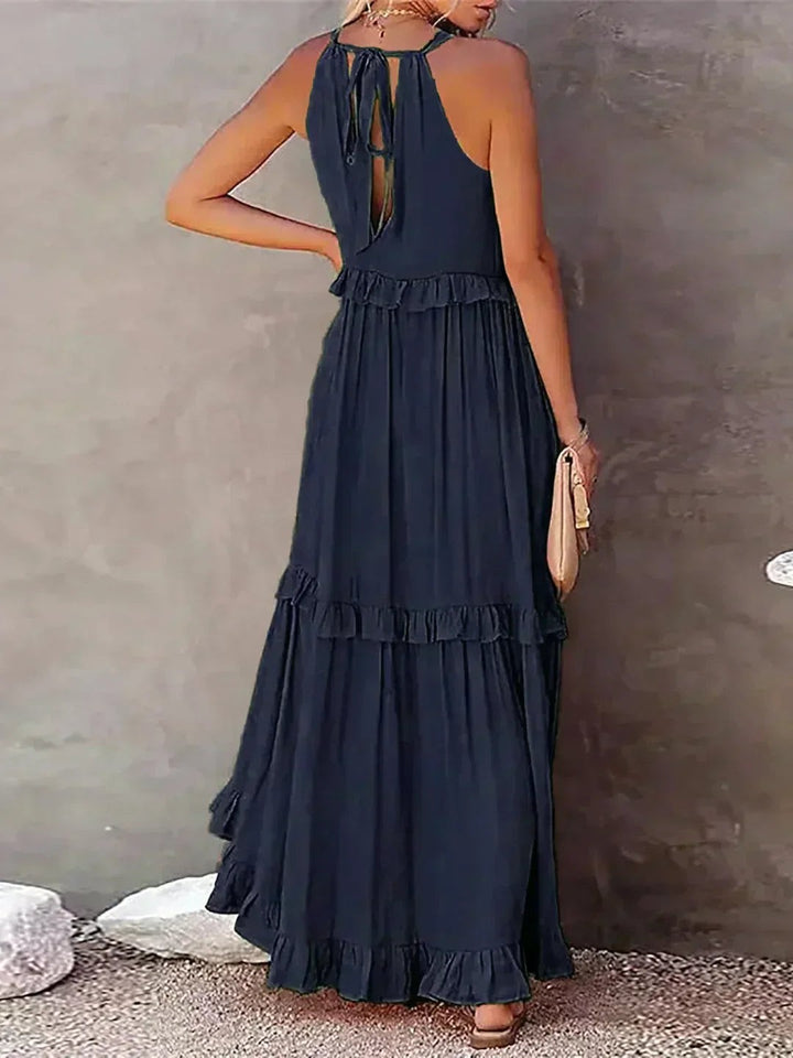 Courtney | Elegant Sleeveless Dress with Ruffles - image 18