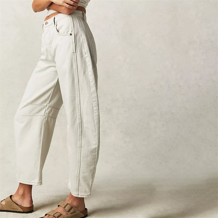 Barrel | Women's High Waist Barrel Leg Jeans Relaxed Fit Denim - image 10
