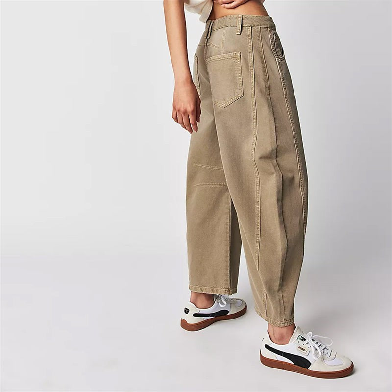 Barrel | Women's High Waist Barrel Leg Jeans Relaxed Fit Denim - image 18