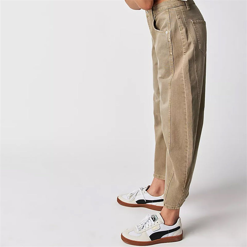 Barrel | Women's High Waist Barrel Leg Jeans Relaxed Fit Denim - image 19