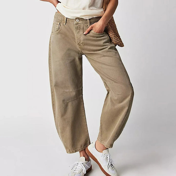 Barrel | Women's High Waist Barrel Leg Jeans Relaxed Fit Denim - image 20
