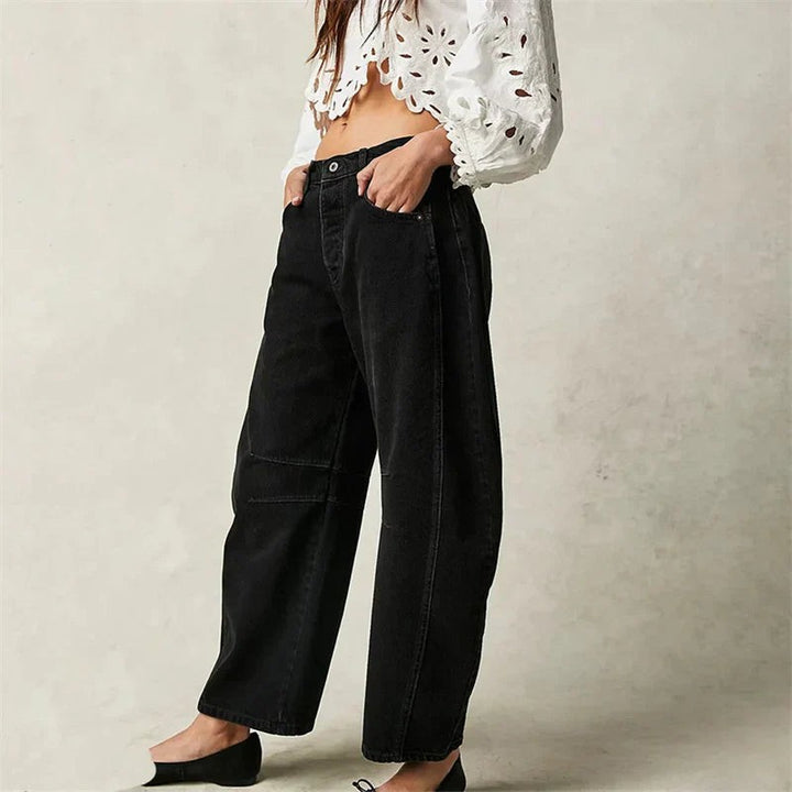Barrel | Women's High Waist Barrel Leg Jeans Relaxed Fit Denim - image 21