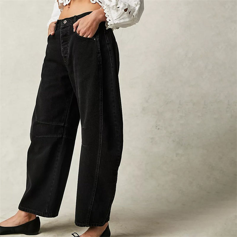 Barrel | Women's High Waist Barrel Leg Jeans Relaxed Fit Denim - image 22