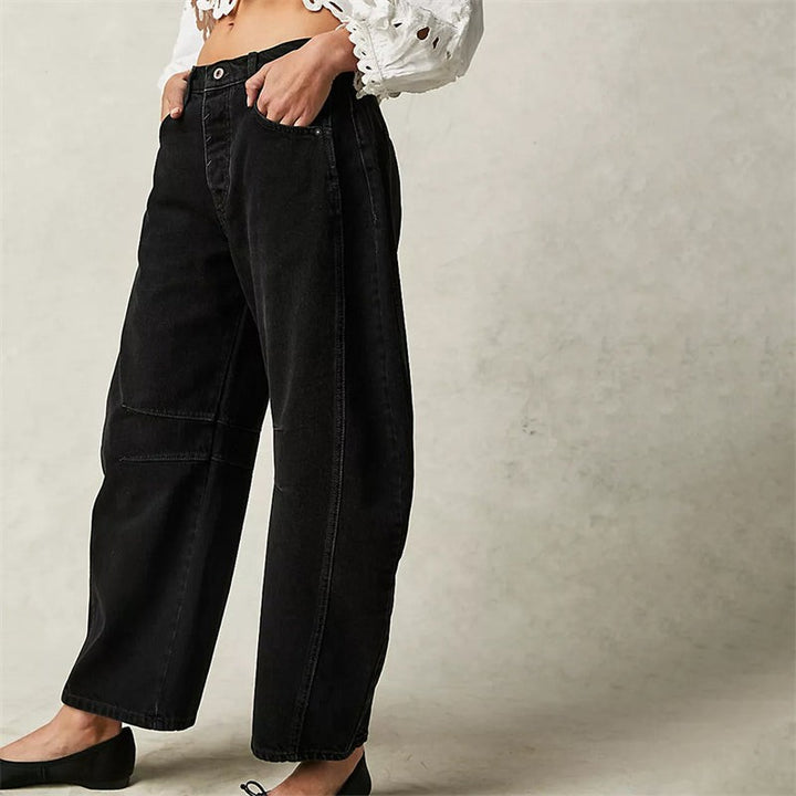 Barrel | Women's High Waist Barrel Leg Jeans Relaxed Fit Denim - image 22