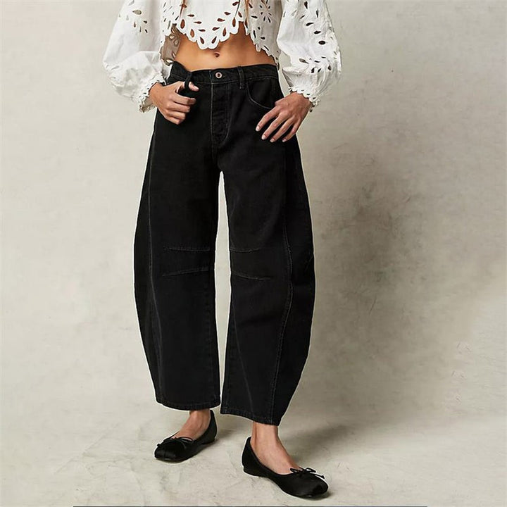 Barrel | Women's High Waist Barrel Leg Jeans Relaxed Fit Denim - image 4