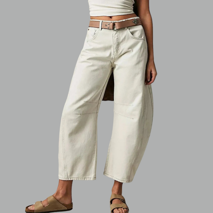 Barrel | Women's High Waist Barrel Leg Jeans Relaxed Fit Denim - image 5