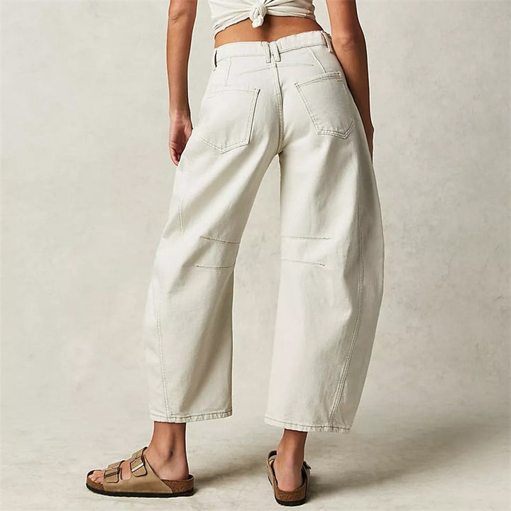 Barrel | Women's High Waist Barrel Leg Jeans Relaxed Fit Denim - image 9