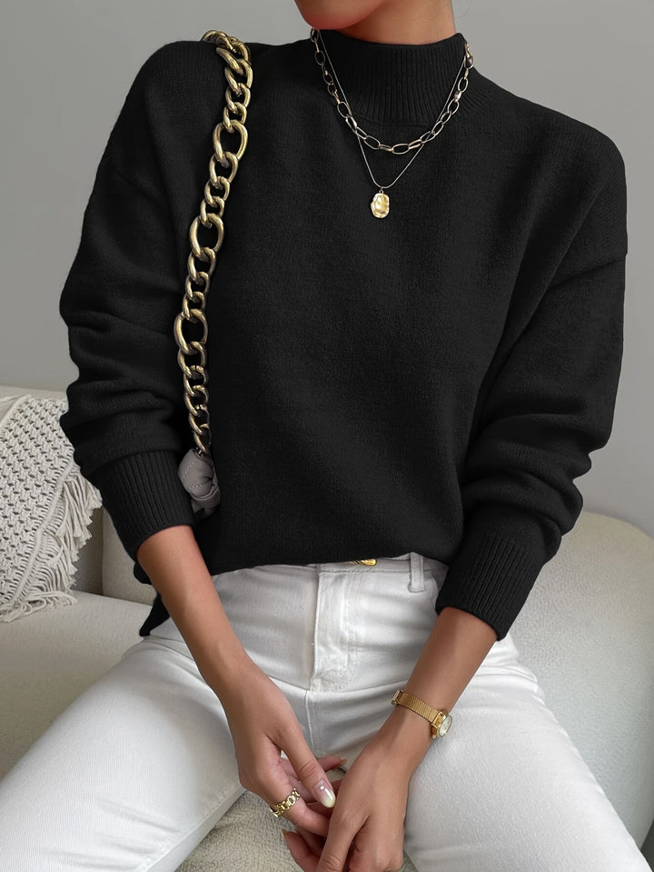 Lorelei | Refined Mock Neck Sweater - image 3