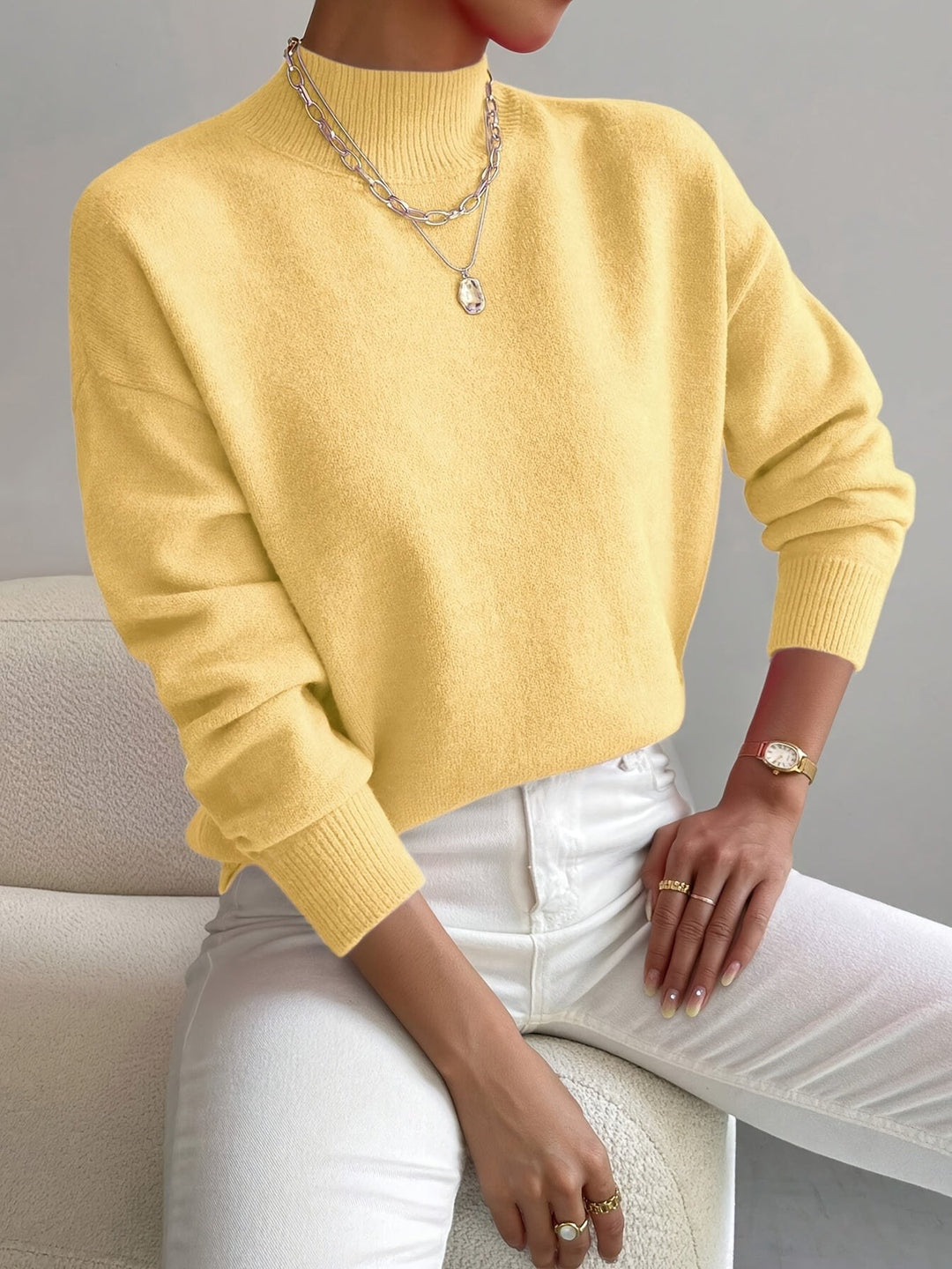 Lorelei | Refined Mock Neck Sweater - image 30