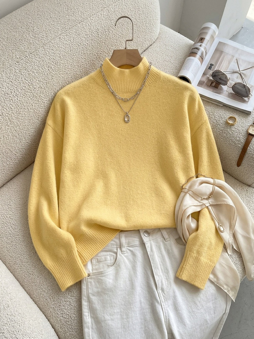Lorelei | Refined Mock Neck Sweater - image 35