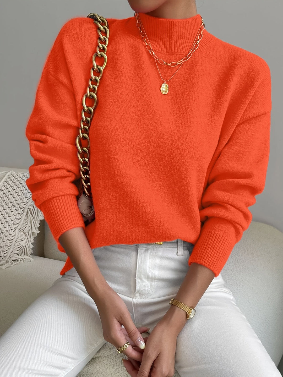 Lorelei | Refined Mock Neck Sweater - image 40