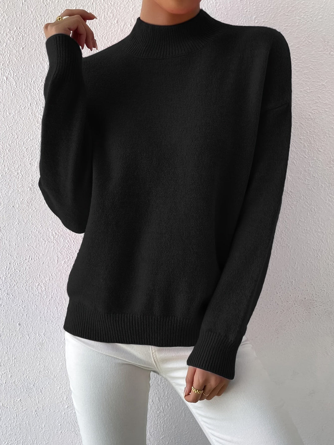 Lorelei | Refined Mock Neck Sweater - image 5