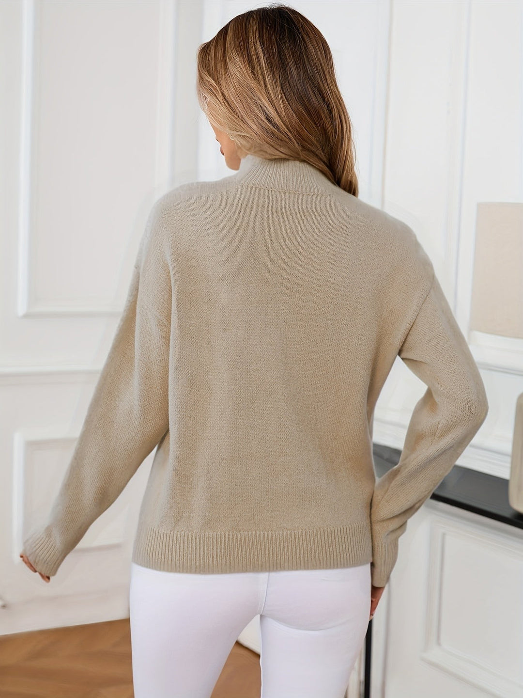 Lorelei | Refined Mock Neck Sweater - image 9