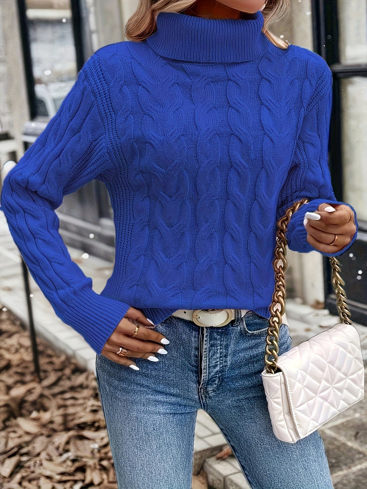 Celeste | Cozy Cable-Knit Turtleneck Sweater - image 22